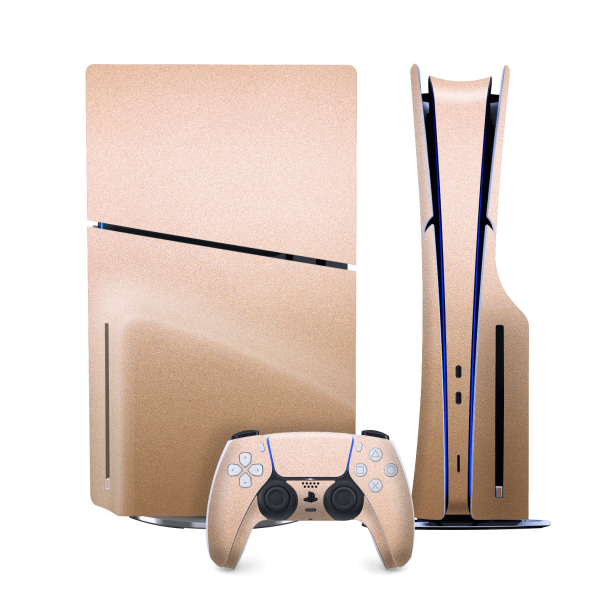 PS5 Slim (DISC Edition) LUXURIA Rose Gold Metallic Skin Cheap