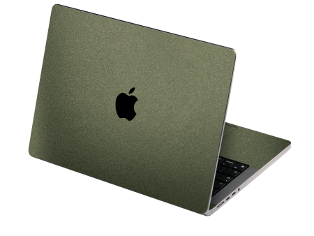 MacBook PRO 14  (2024, M4) Military Green Metallic Skin Sale