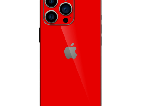 iPhone 13 PRO GLOSSY Bright Red Skin Online Sale