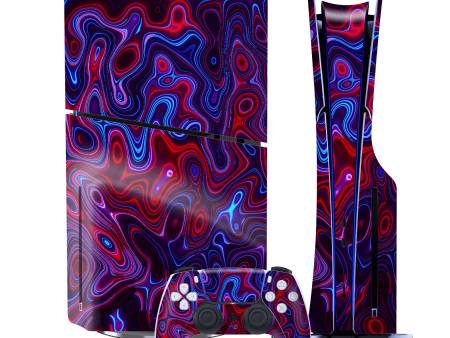 PS5 Slim (DISC Edition) SIGNATURE Flux Fusion Skin Discount