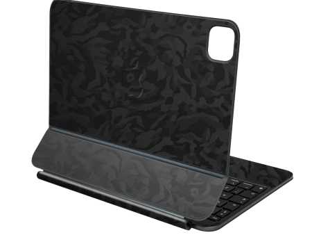 Magic Keyboard for iPad Pro 11” (M4, 2024) Luxuria BLACK CAMO 3D TEXTURED Skin Online Sale