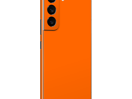 Samsung Galaxy S22 GLOSSY ORANGE Skin Discount