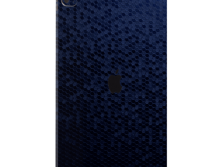 iPad PRO 13” (M4, 2024) LUXURIA Navy Blue HONEYCOMB 3D TEXTURED Skin Supply