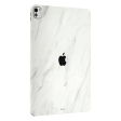 iPad PRO 13” (M4, 2024) LUXURIA White MARBLE Skin For Cheap