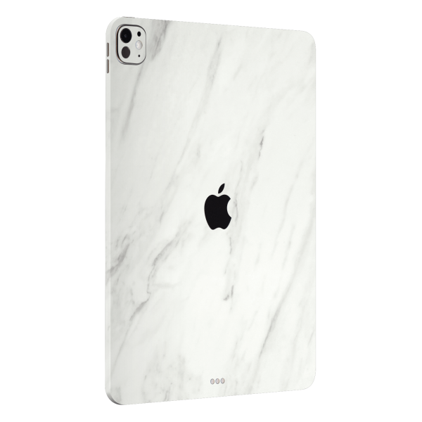 iPad PRO 13” (M4, 2024) LUXURIA White MARBLE Skin For Cheap