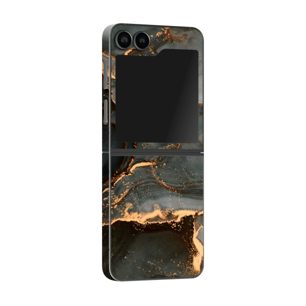 Samsung Z Flip 6 SIGNATURE AGATE GEODE Deep Forest Skin Online Hot Sale