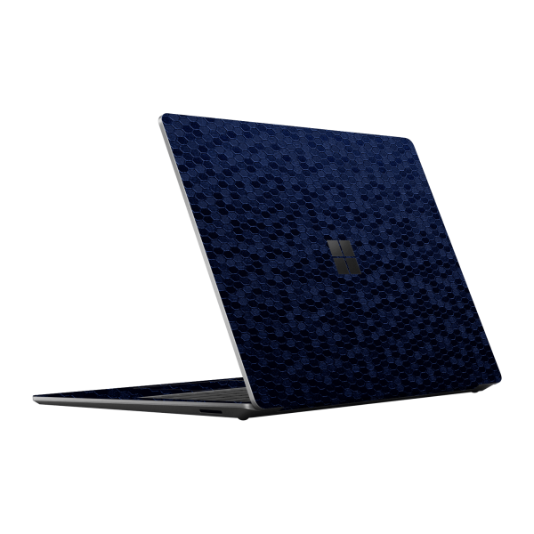 Surface Laptop 4, 13.5” LUXURIA Navy Blue HONEYCOMB 3D TEXTURED Skin Discount