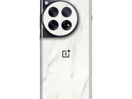 OnePlus 12 LUXURIA White MARBLE Skin Fashion