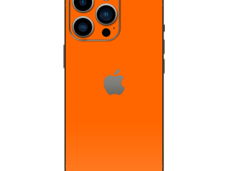 iPhone 13 PRO GLOSSY ORANGE Skin on Sale