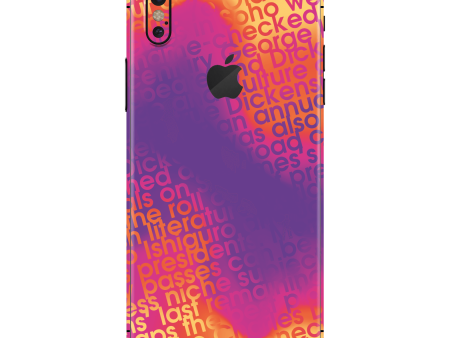 iPhone XS MAX SIGNATURE Inferno Swirl Skin Discount