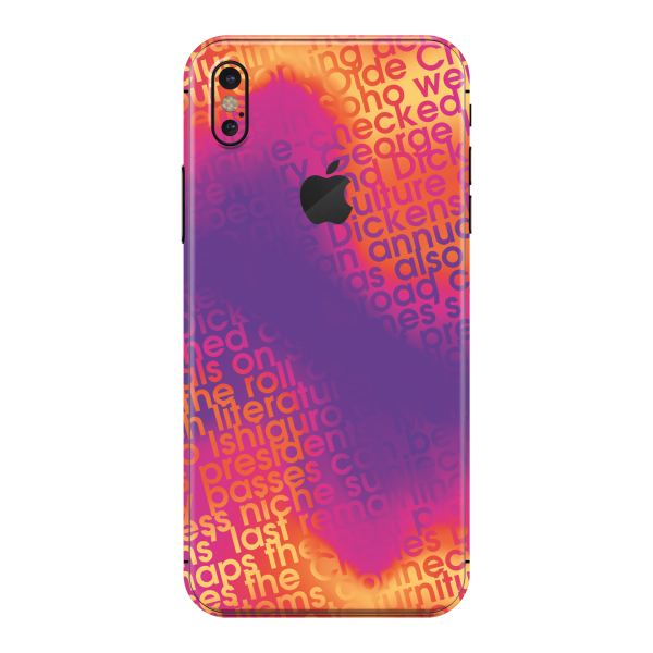 iPhone XS MAX SIGNATURE Inferno Swirl Skin Discount