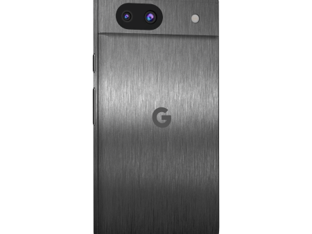 Google Pixel 8a BRUSHED TITANIUM Metallic Skin For Discount