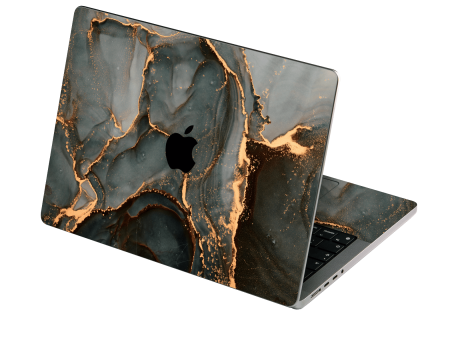 MacBook PRO 14  (2024, M4) SIGNATURE AGATE GEODE Deep Forest Skin For Cheap