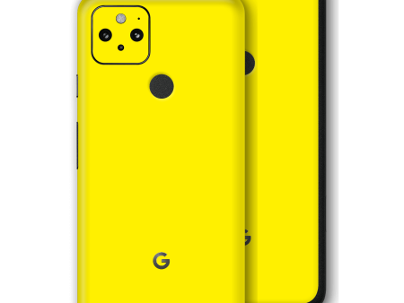 Google Pixel 5 GLOSSY Lemon Yellow Skin Online Hot Sale