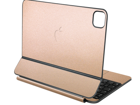 Magic Keyboard for iPad Pro 11” (M4, 2024) LUXURIA Rose Gold Metallic Skin For Sale