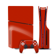 PS5 Slim (DISC Edition) LUXURIA Red Cherry Juice Matt Textured Skin Sale