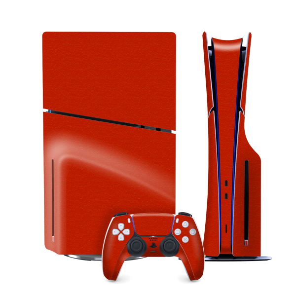 PS5 Slim (DISC Edition) LUXURIA Red Cherry Juice Matt Textured Skin Sale