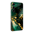 Samsung Galaxy S23+ PLUS SIGNATURE AGATE GEODE Royal Green-Gold Skin Discount