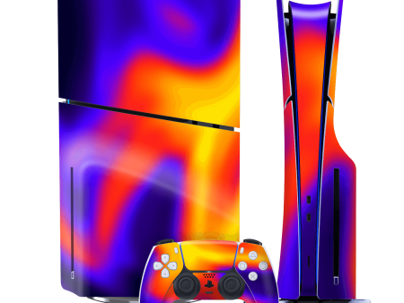 PS5 Slim (DISC Edition) SIGNATURE Infrablaze Skin Hot on Sale