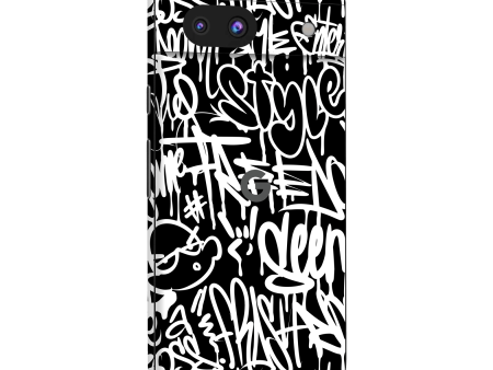 Google Pixel 8a SIGNATURE Monochrome Graffiti Skin Online now