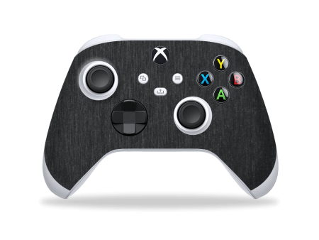 XBOX Series X CONTROLLER Skin - BRUSHED Metallic BLACK Online now