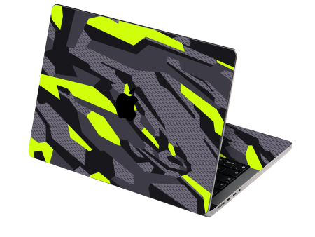 MacBook PRO 16  (2021 2023) SIGNATURE Abstract Green CAMO Skin Online