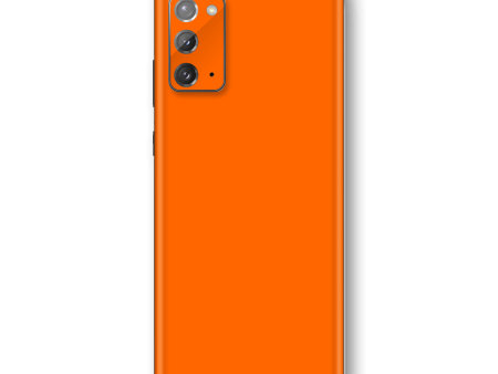 Samsung Galaxy NOTE 20 GLOSSY Orange Skin Online now