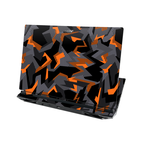 Acer NITRO 5 (17-inch) SIGNATURE Sharp-Edged Orange CAMO Skin Online now