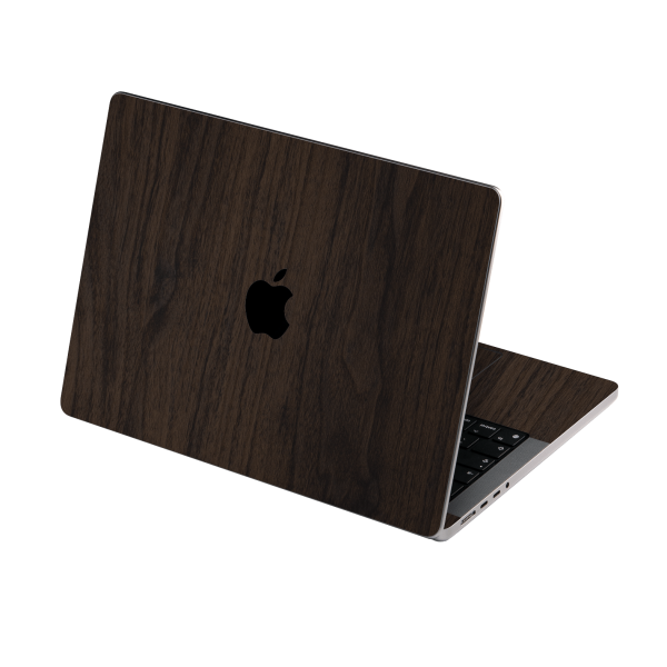 MacBook PRO 16  (2021 2023) LUXURIA Textured DARK WALNUT Skin Discount