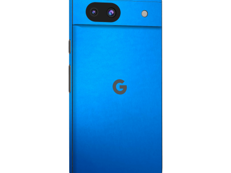 Google Pixel 8a SATIN BLUE Metallic Skin Cheap