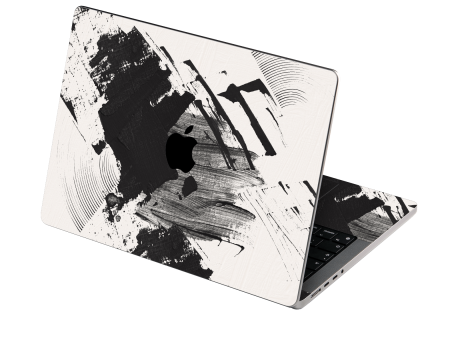 MacBook PRO 16  (2021 2023) SIGNATURE Black & White Madness Skin Cheap