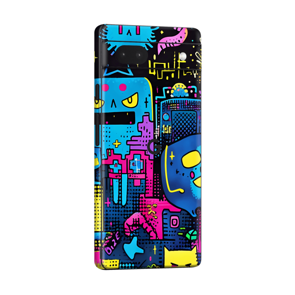 Google Pixel 6a SIGNATURE Arcade Rave Skin For Cheap