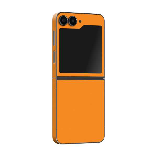 Samsung Z Flip 6 LUXURIA Sunrise Orange Matt Textured Skin Online Hot Sale