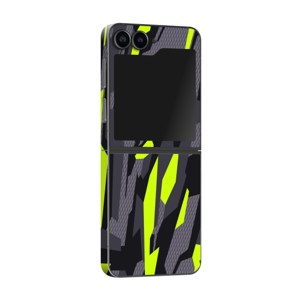 Samsung Z Flip 6 SIGNATURE Abstract Green CAMO Skin Discount