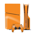 PS5 Slim (DISC Edition) LUXURIA Sunrise Orange Matt Textured Skin For Discount