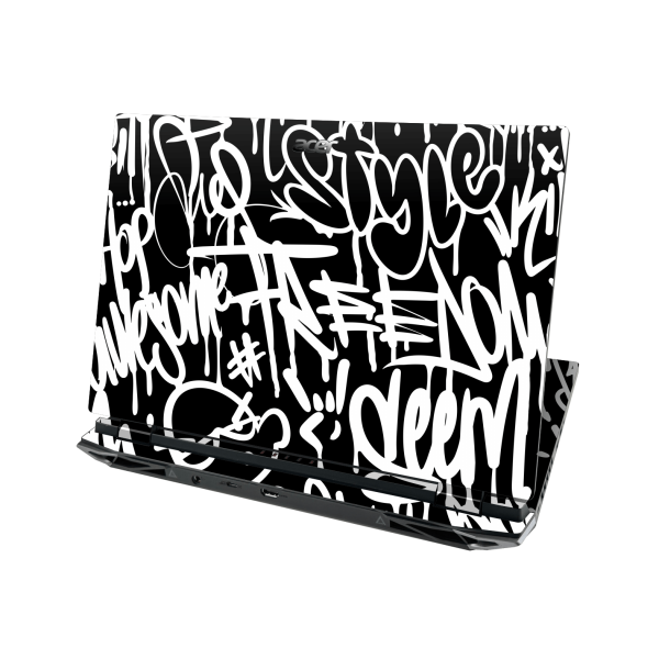 Acer NITRO 5 (17-inch) SIGNATURE Monochrome Graffiti Skin Online Hot Sale