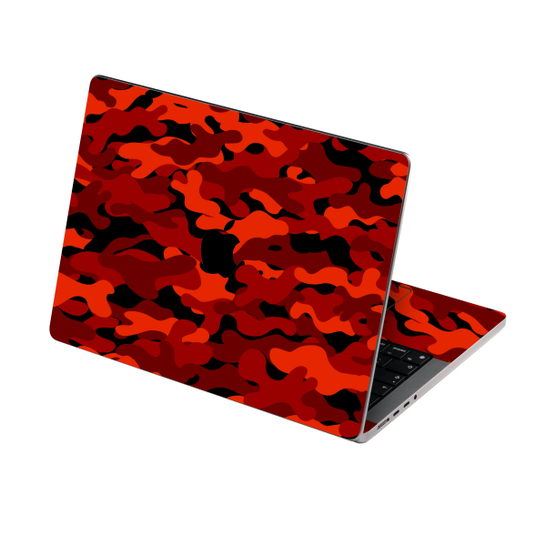 MacBook PRO 16  (2021 2023) SIGNATURE Fire CAMO Skin For Cheap