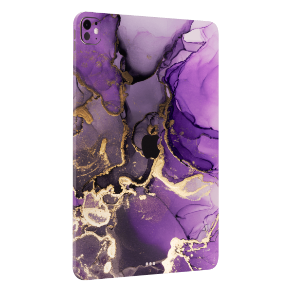 iPad PRO 13” (M4, 2024) SIGNATURE AGATE GEODE Purple-Gold Skin Cheap