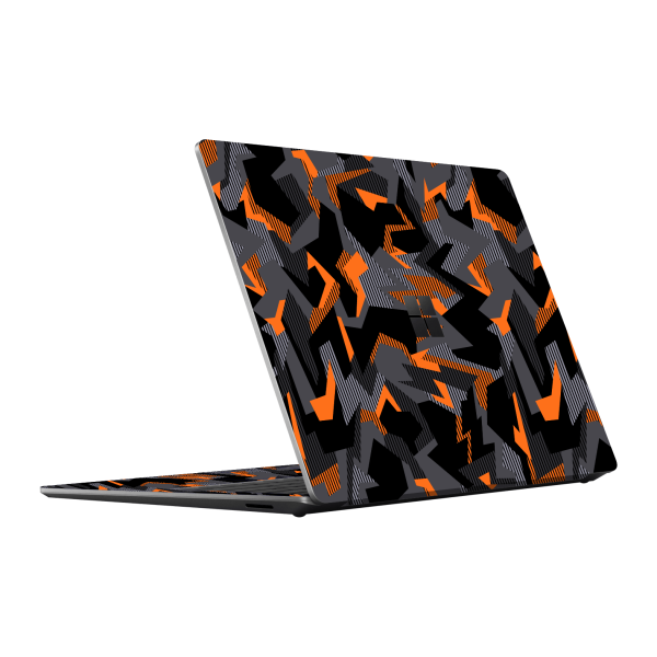 Surface Laptop 4, 13.5” SIGNATURE Sharp-Edged Orange CAMO Skin Online now