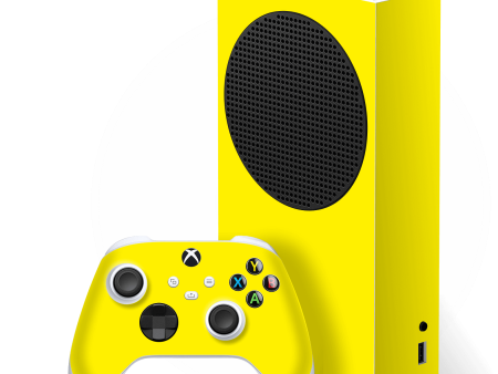 Xbox SERIES S GLOSSY Lemon Yellow Skin Supply