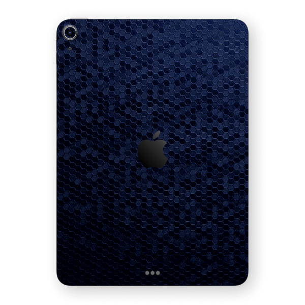 iPad Air 11” (M2) LUXURIA Navy Blue HONEYCOMB 3D TEXTURED Skin For Cheap