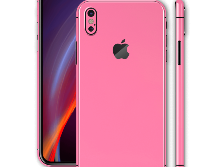 iPhone XS MAX GLOSSY HOT PINK Skin Sale